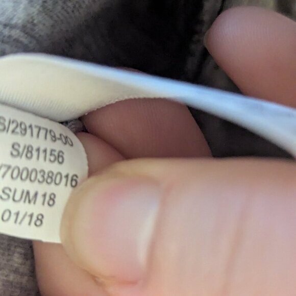 Athleta Organic Be Present Leggings Crop Capri Sandbar Size Medium # 291779-00 - Picture 7 of 8